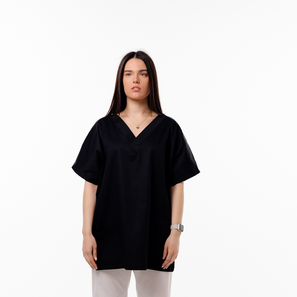 Сорочка медична жіноча "Аfrodita" Black