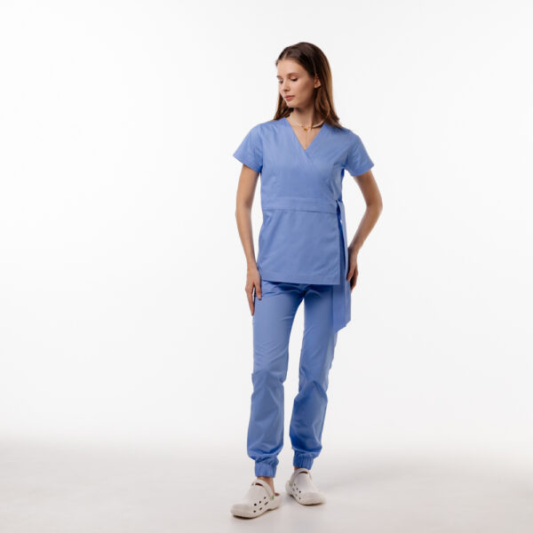 Костюм медичний жіночий "Sport Slim" Sky-blue
