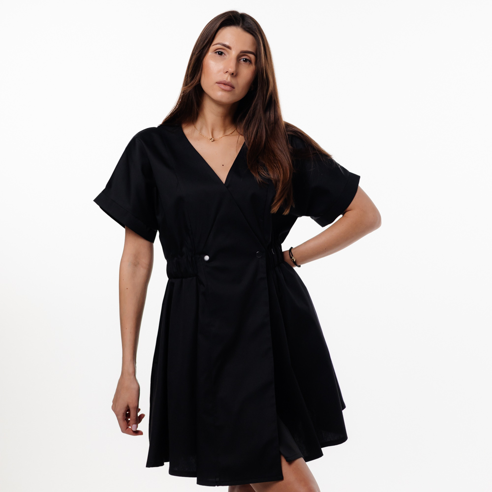 Халат медичний жіночний "Venera" Black